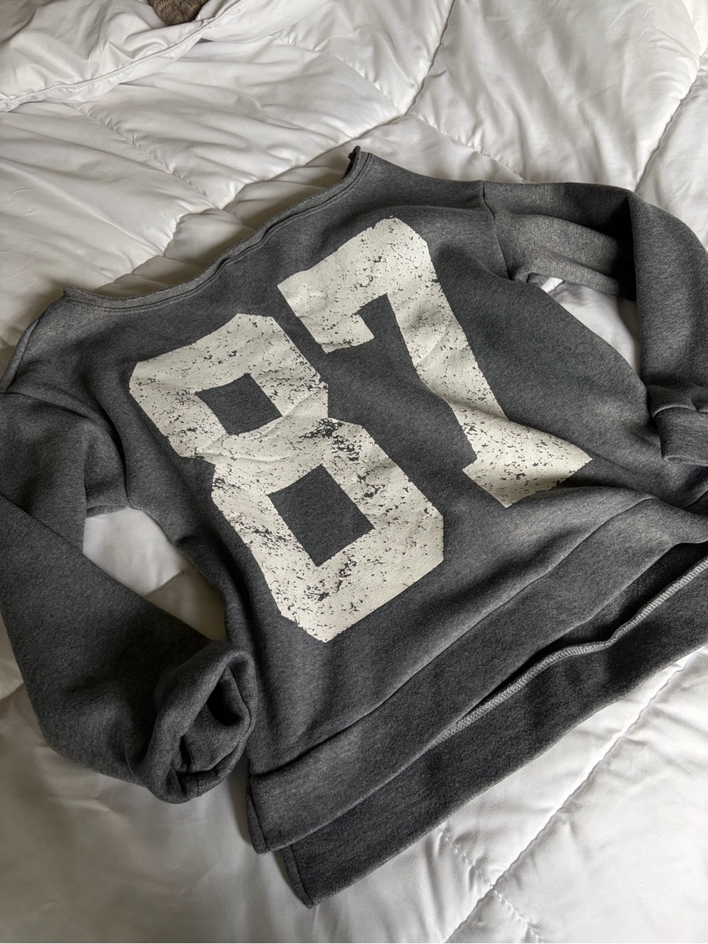 Fashion Nova Gray Sweatshirt